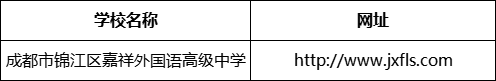 成都市錦江區(qū)嘉祥外國(guó)語高級(jí)中學(xué)網(wǎng)址是什么？