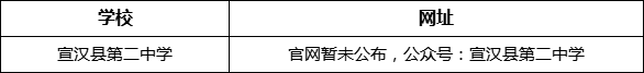 達州市宣漢縣第二中學網(wǎng)址是什么？