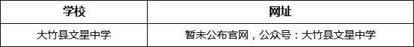 達(dá)州市大竹縣文星中學(xué)網(wǎng)址是什么？