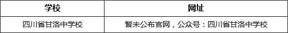 涼山州四川省甘洛中學(xué)校網(wǎng)址是什么？