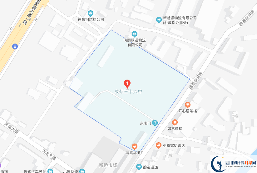 成都36中學(xué)的地址在哪里？