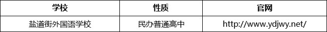 成都市鹽道街外國語學校官網(wǎng)、網(wǎng)址、官方網(wǎng)站